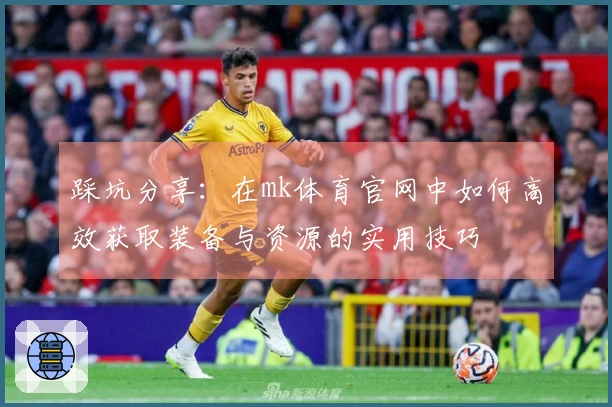踩坑分享：在mk体育官网中如何高效获取装备与资源的实用技巧