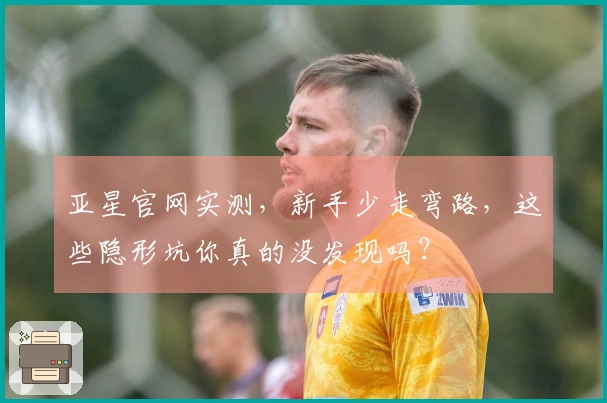 亚星官网实测，新手少走弯路，这些隐形坑你真的没发现吗？